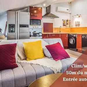  Appartement ☆ L'appart D'oie ☆ 2 Pièces ☆ 50m Du Métro ☆ Fibre
